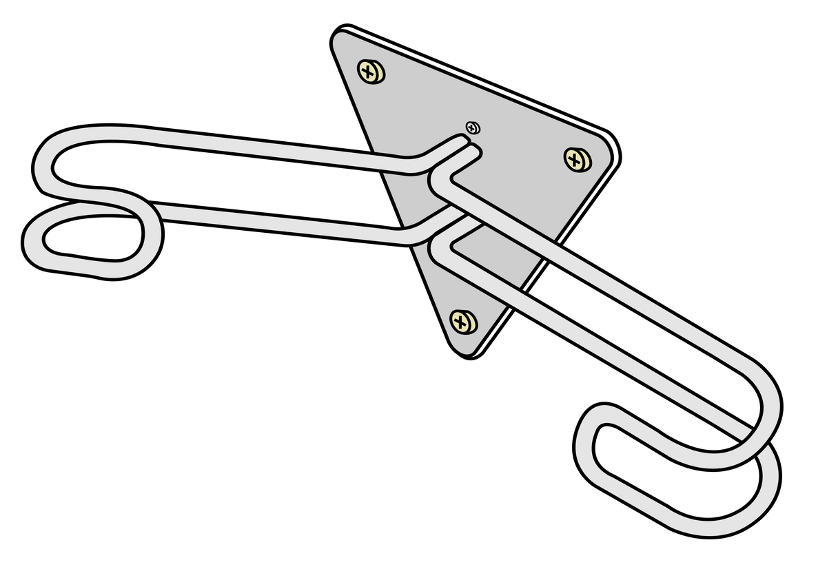 2 Stellplätze für e-Scooter und Tretroller/ Roller stehen vis-à-vis voneinander