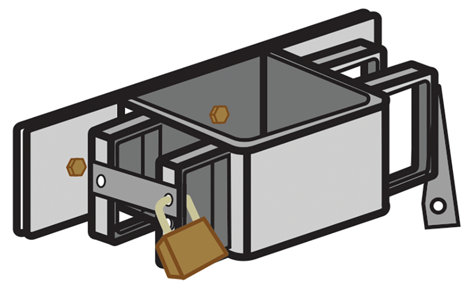 2 Stellplätze für Tretroller mit Wandbügel