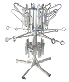 KARUSSELL Fahrradständer mit 12 Stellplätzen für vertikales Parken von Fahrrädern