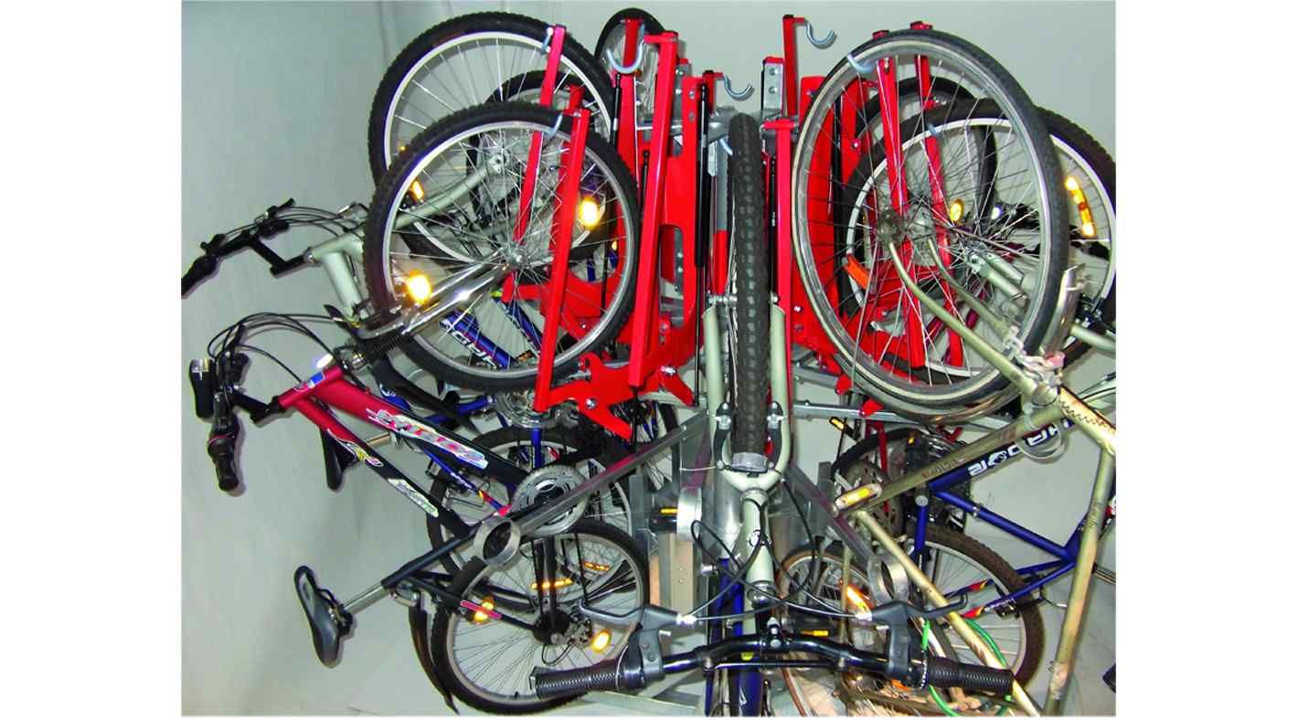 lift fahrradständer KARUSSELL Fahrradständer mit 12 Stellplätzen für vertikales Parken von – Rollerstop Rollerständer