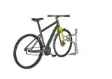 CLEDO - supporto per scooter e biciclette con qualsiasi numero di parcheggi chiudibili per e-scooter, monopattini e biciclette