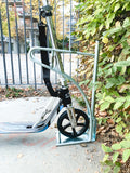 CLEDO - supporto per scooter e biciclette con qualsiasi numero di parcheggi chiudibili per e-scooter, monopattini e biciclette