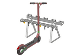 10 Stellplätze für e-Scooter und Tretroller mit Bügelbodenstehern (freistehend oder zum Andübeln)